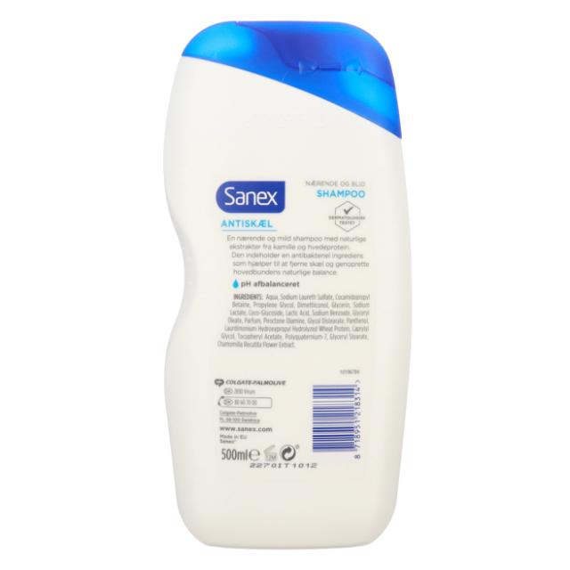 Sanex Shampoo Anti skæl 500 ml