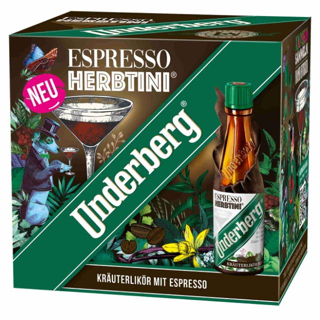 Underberg Espresso Herbtini 27% 12x0,02l