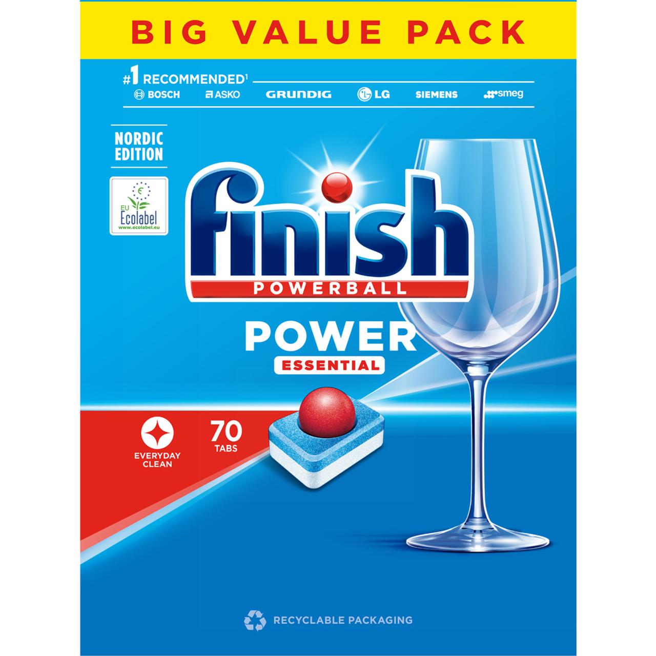Finish Power Essential 70 Tabs