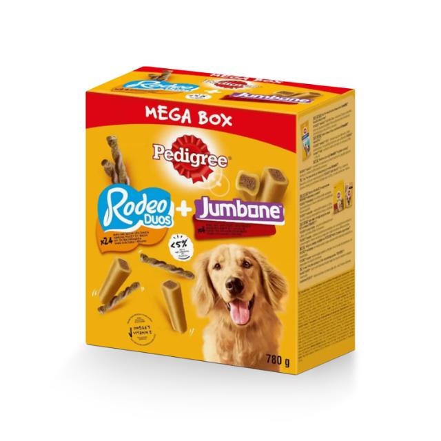 Pedigree Jumbone & Rodeo Maxipack 780g