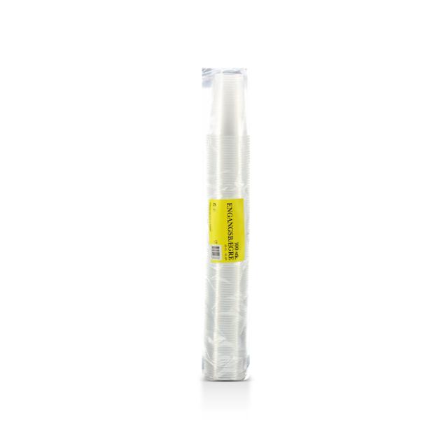 Plastikbecher 100 St. klar