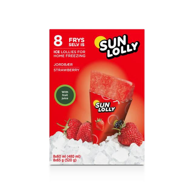 Sun Lolly Erdbeere 8x60ml Display