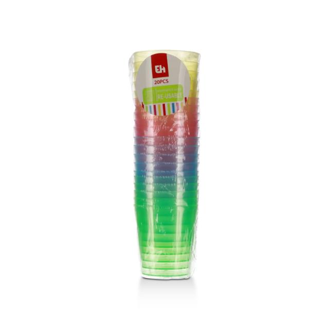 Farbiges Shotglas 3 cl 20 Stück