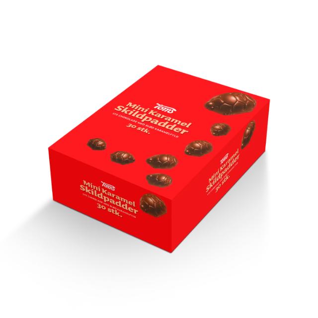 Toms Mini Karamel Skildpadder 360g Display