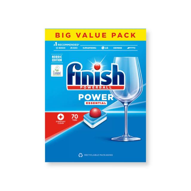 Finish Power Essential 70 Tabs