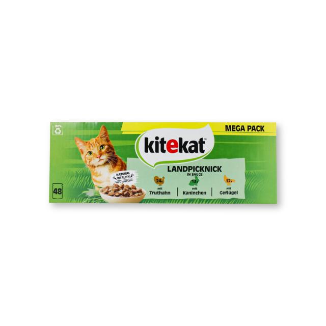 Kitekat Mega Pack Landpicknick in Sauce 48x85g