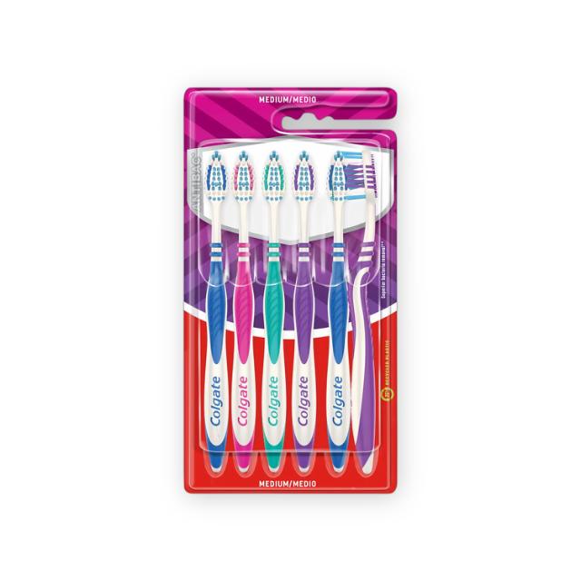 Colgate Medium Zahnbürste 6er