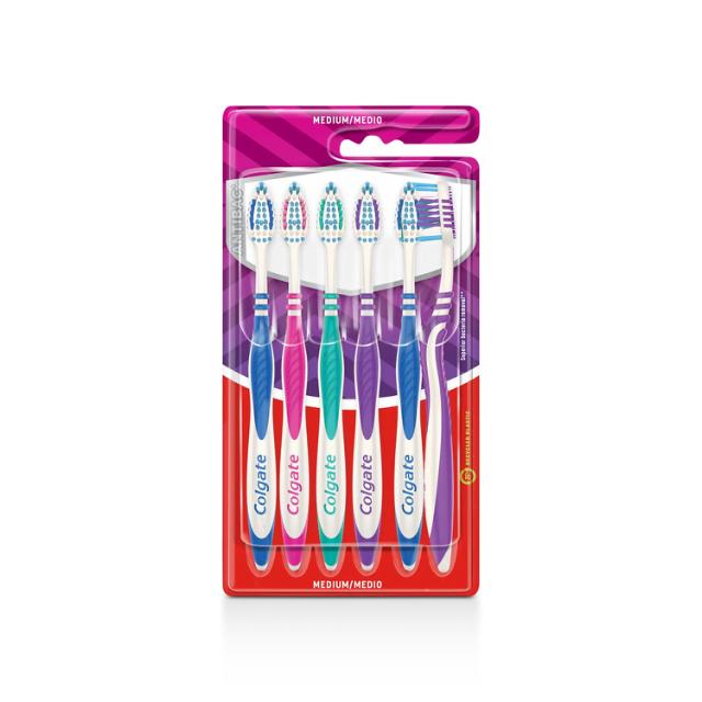 Colgate Medium Zahnbürste 6er