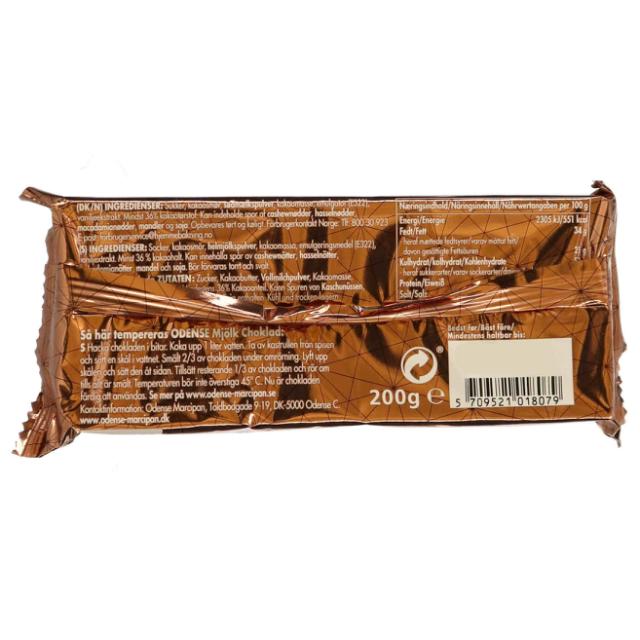 Odense Chokolade Lys 36%  200g