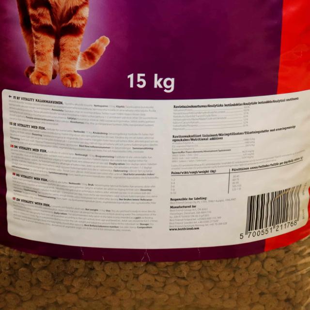 BF Vitality med fisk 15kg