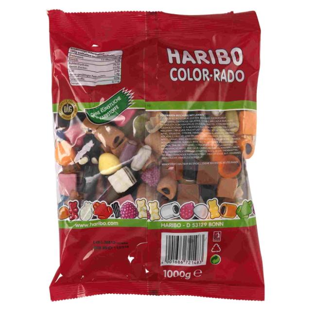 Haribo Color-Rado Beutel 1kg