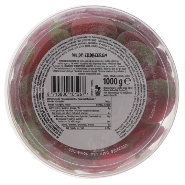 Red Band Wilde Erdbeeren 100 St. Dose 1000g