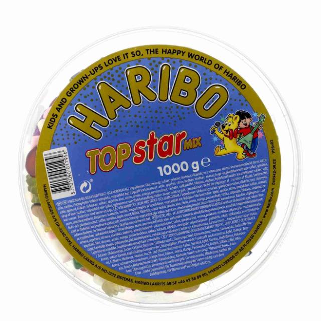 Haribo Top Star Mix Dose 1kg