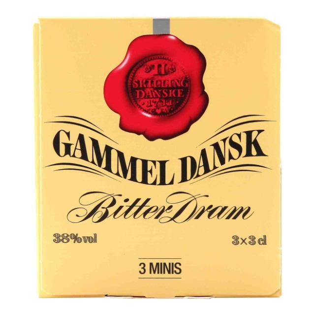 Gammel Dansk 38% 3x0,03l