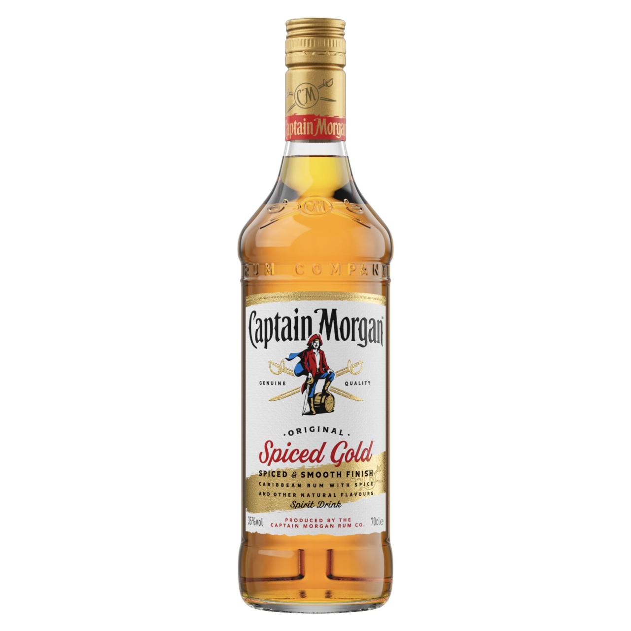 Captain Morgan Spiced Gold Rum 35% 0,7l Display