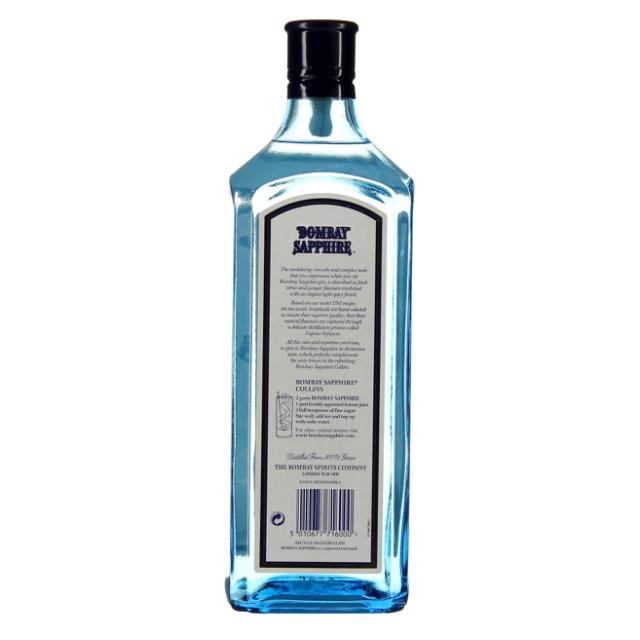 Bombay Sapphire Gin 40% 1,0l