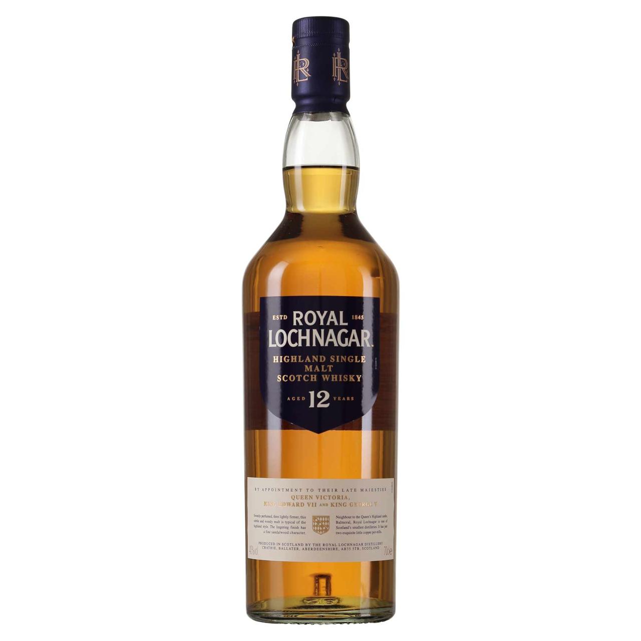 Royal Lochnagar  Highland Single Malt Whisky12Y 40% 0,7l