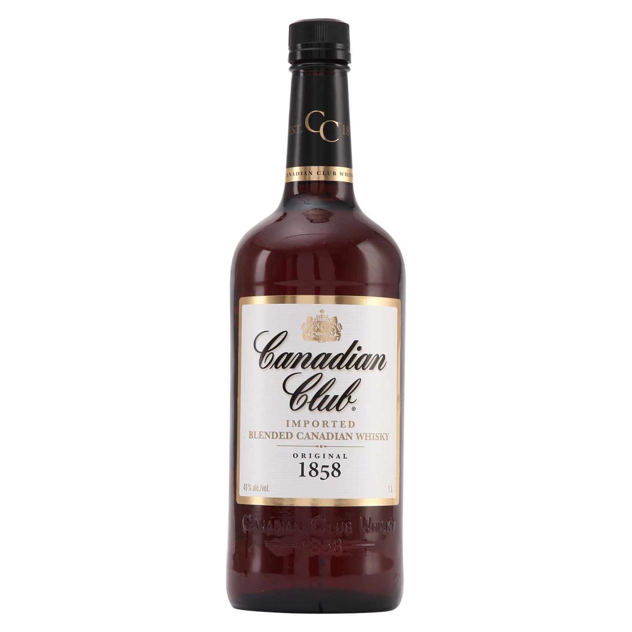 Canadian Club Blended Whisky 40% 1,0l