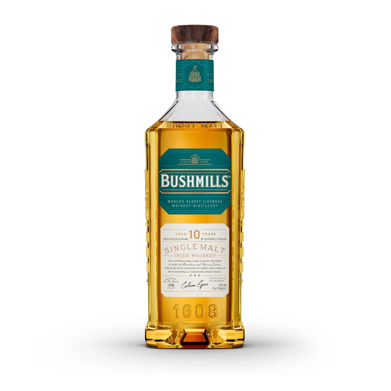 Bushmills Single Malt Irish Whiskey 10YO 40% 0,7l