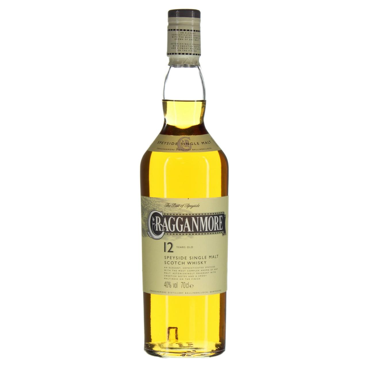 Cragganmore Single Malt Whisky 40% 0,7l