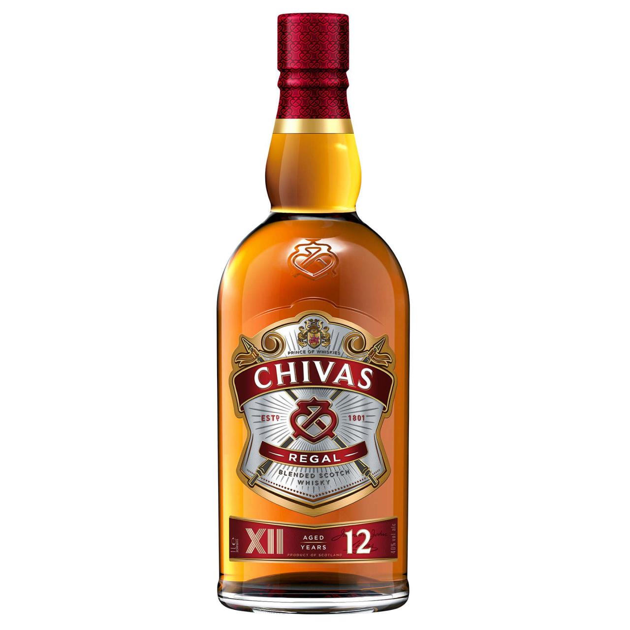 Chivas Regal Blended Scotch Whisky 12YO 40% 1,0l
