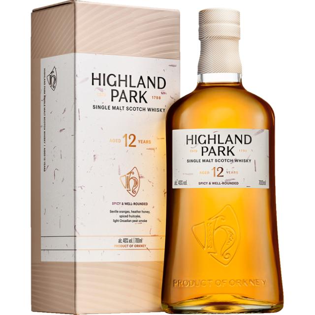 Highland Park 12 Years Single Malt Whisky 40% 0,7l