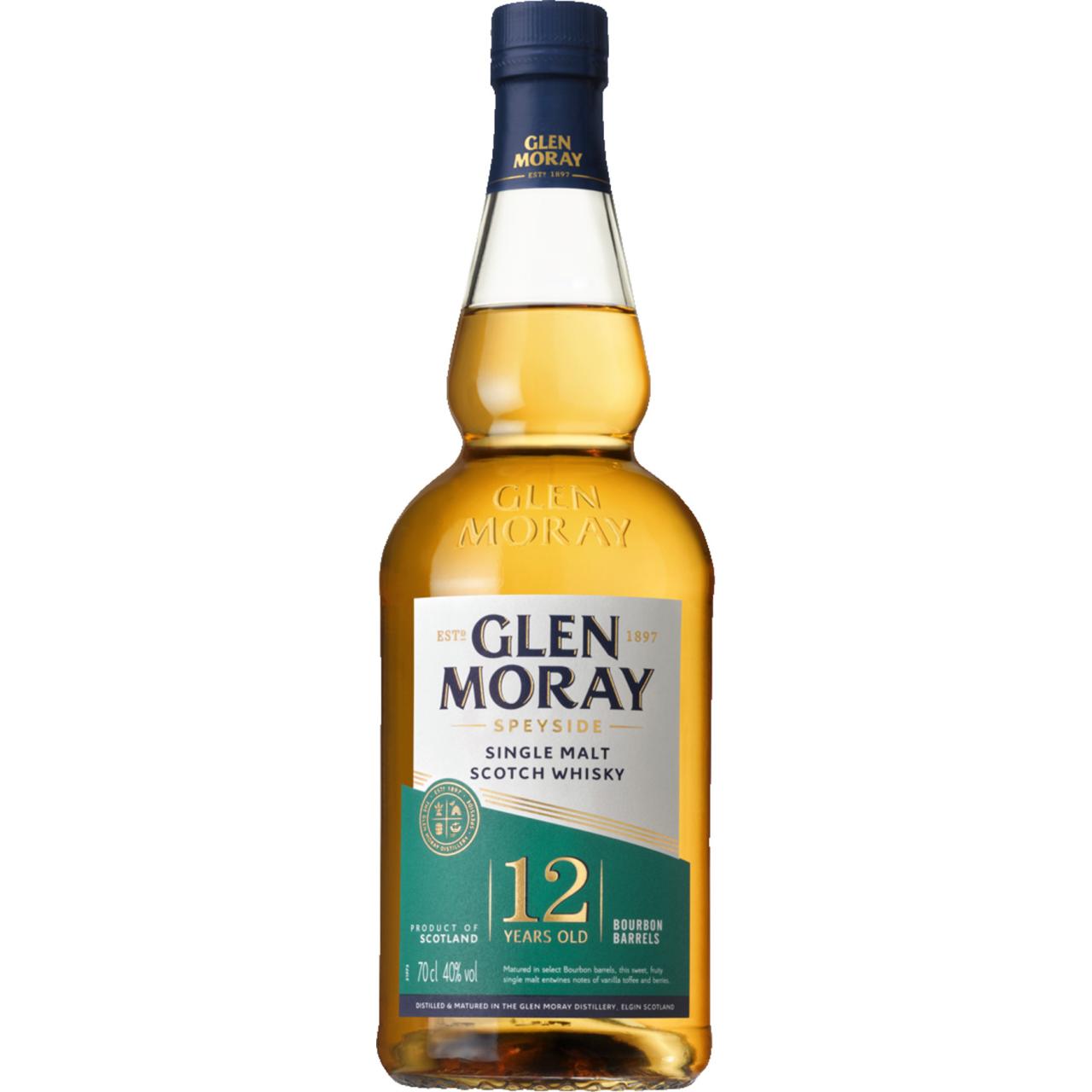 Glen Moray Whisky 12YO 40% 0,7l