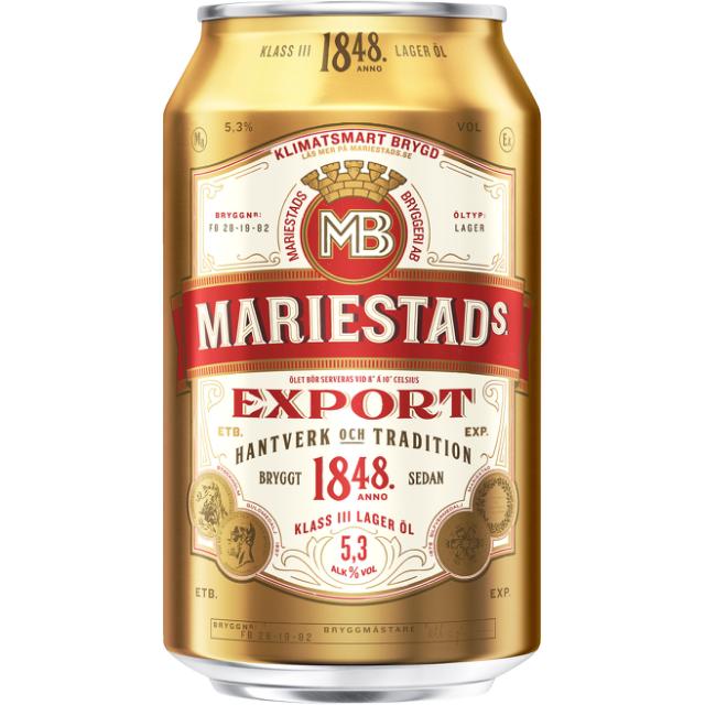 Mariestads 5,3%  24/0,33l Dose