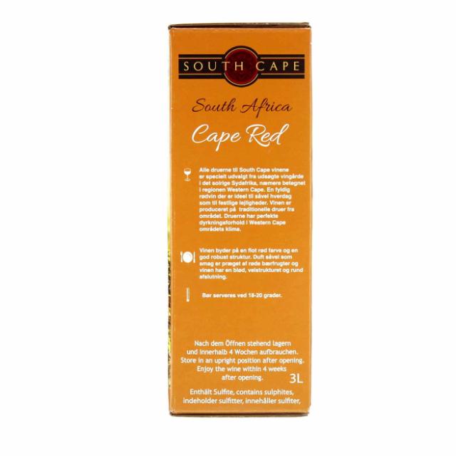 South Cape Red 3,0l Display