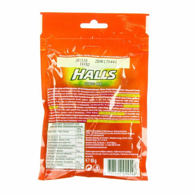 Halls Fruit 65g