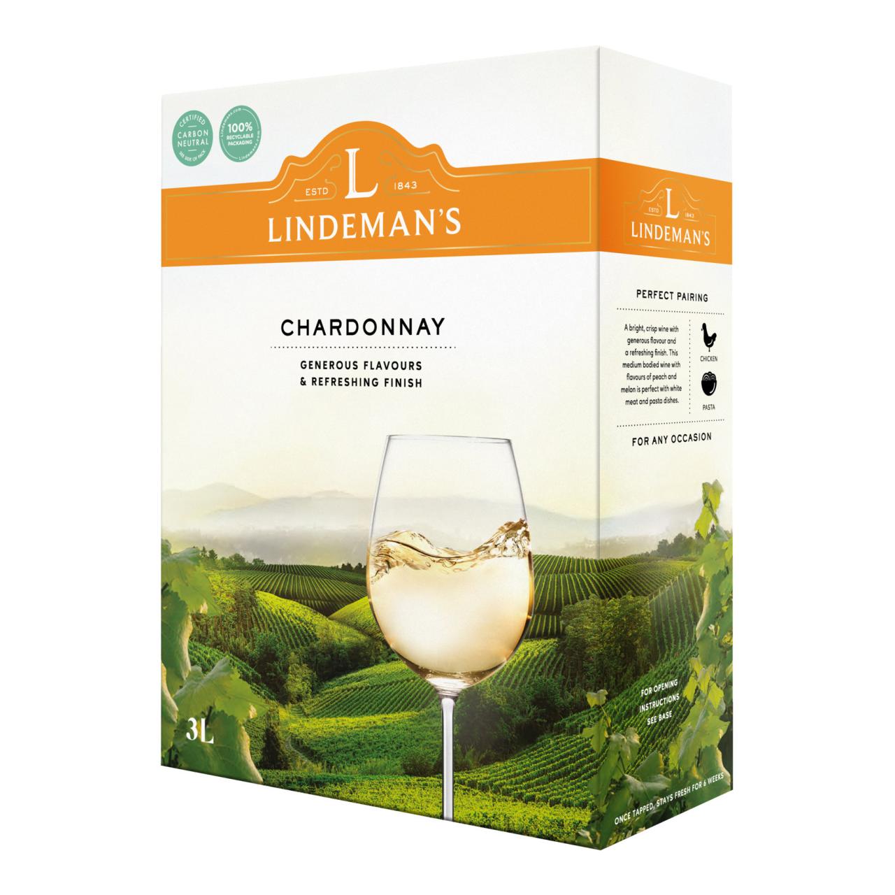 Lindeman's Chardonnay 13% 3,0l BIB