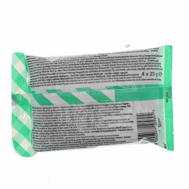 Fisherman's Friend Mint Sukkerfri 4pk 100g