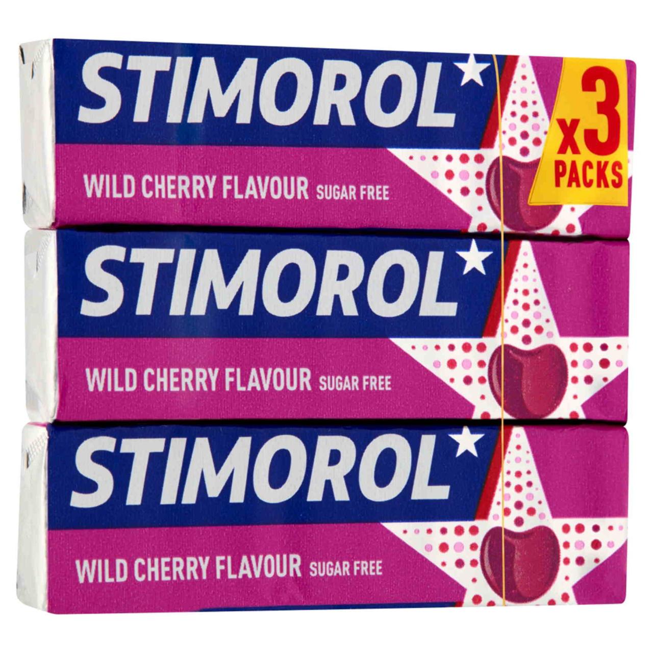 Stimorol Wild Cherry 3stk 42g Sugar Free