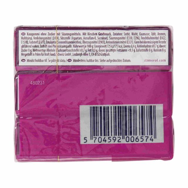 Stimorol Wild Cherry 3stk 42g Sugar Free
