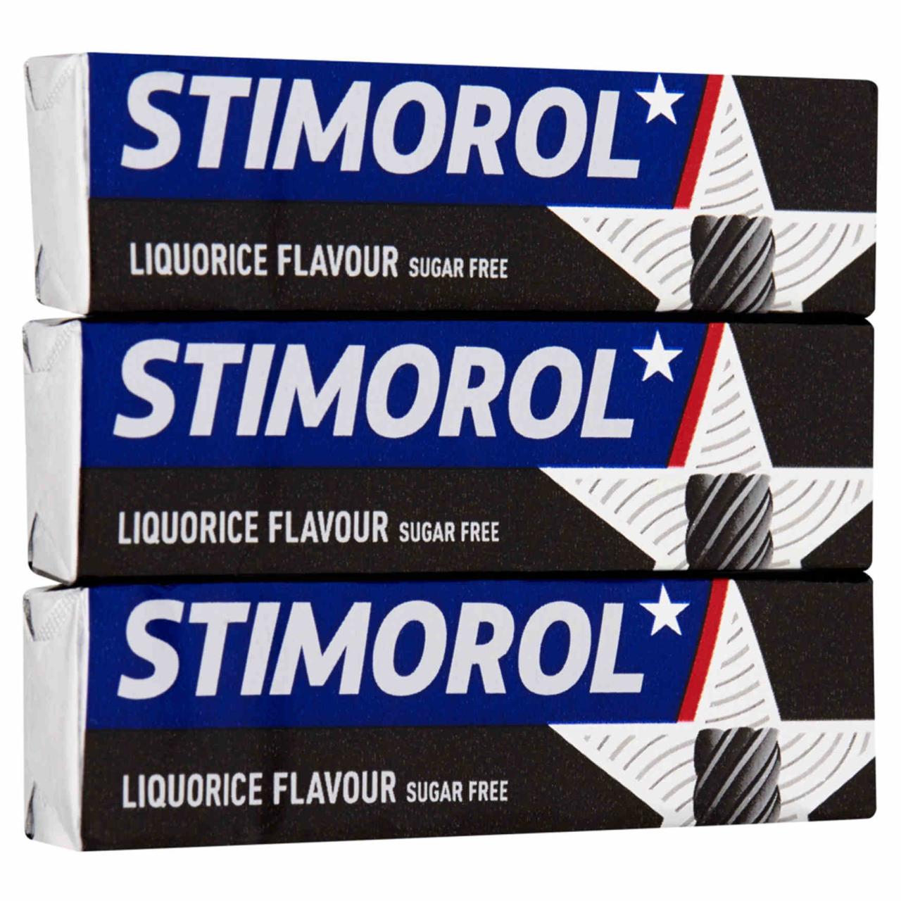 Stimorol Real Liquorice 3stk 42g Sugar Free