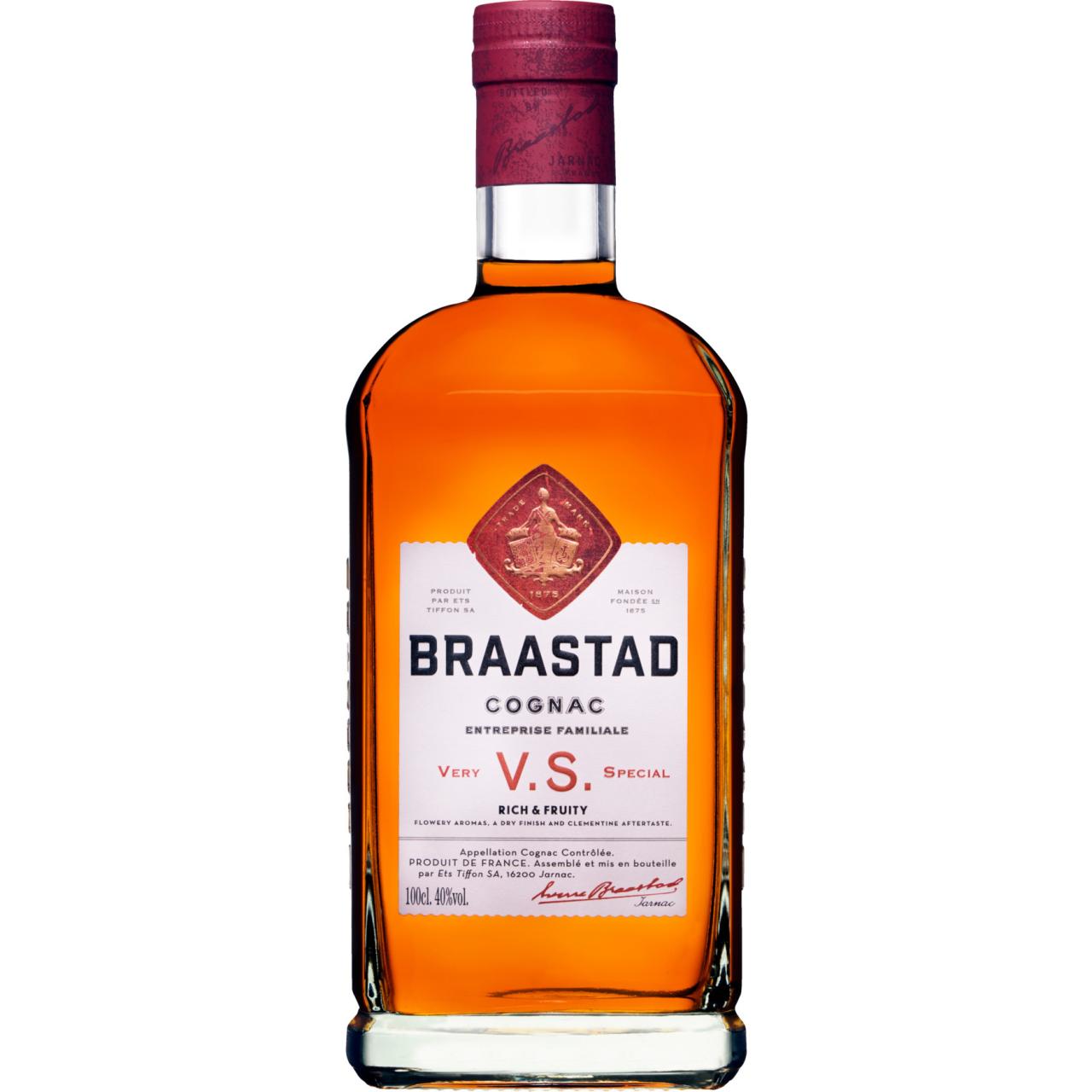 Braastad Cognac VS 40% 1,0l