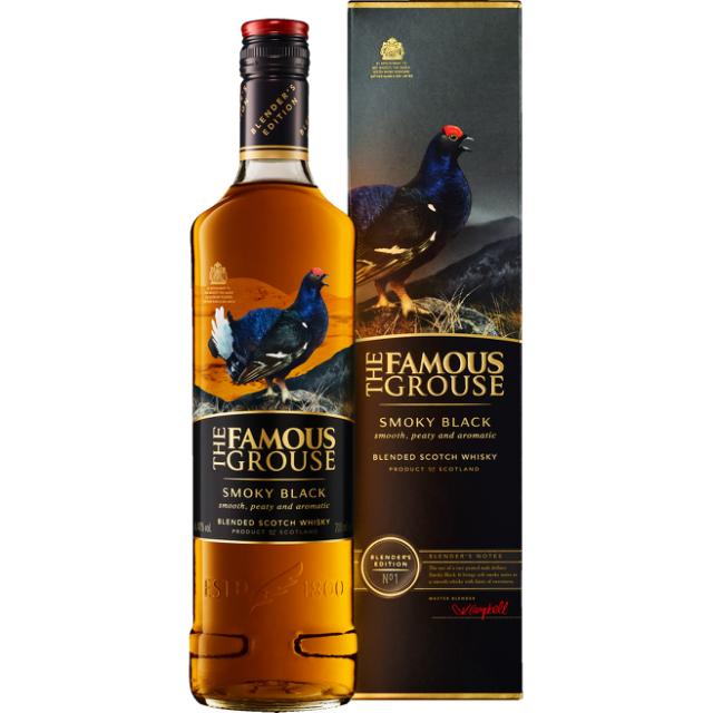 The Famous Grouse Smoky Black Whisky 40% 1,0l