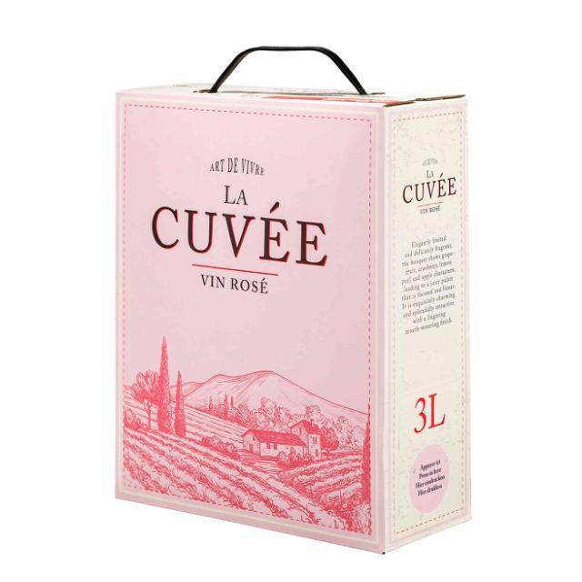 La Cuvee Rosé 3l BIB Display