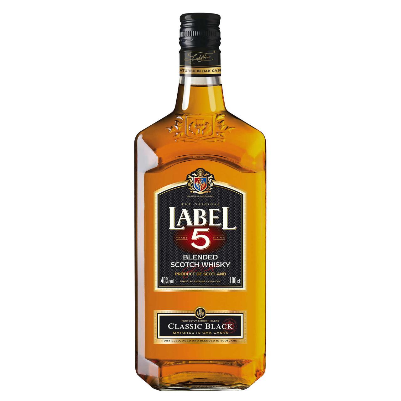 Label 5 Blended Scotch Whisky 40% 1,0l
