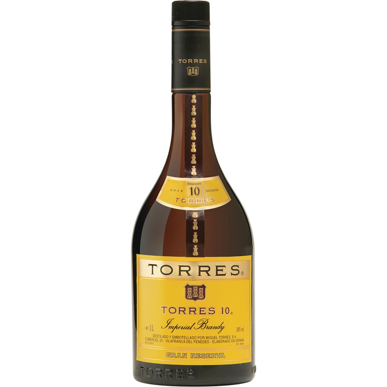 Torres Brandy 38% 1,0l