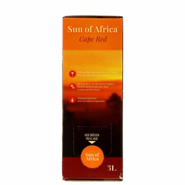 Sun of Africa Cape Red 13% 3,0l