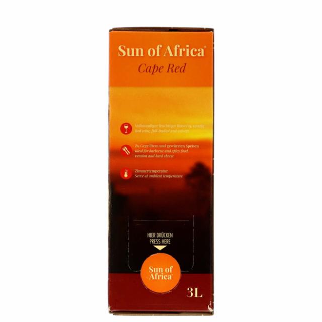 Sun of Africa Cape Red 13% 3,0l