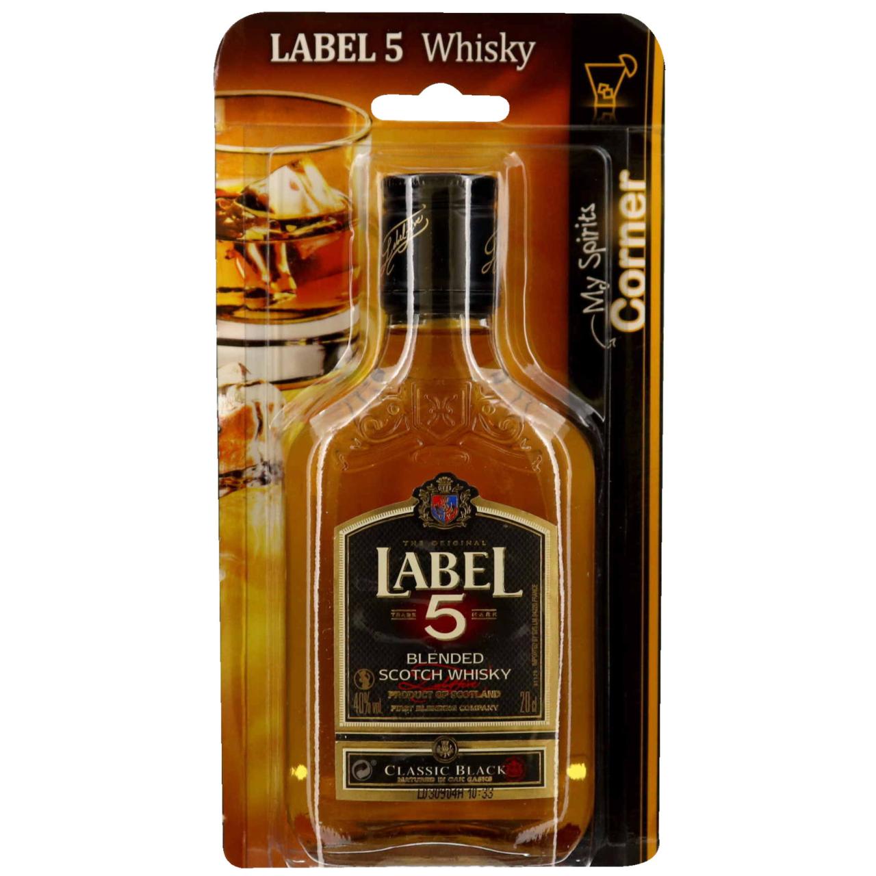 Label 5 Blended Scotch Whisky 40% 0,2l
