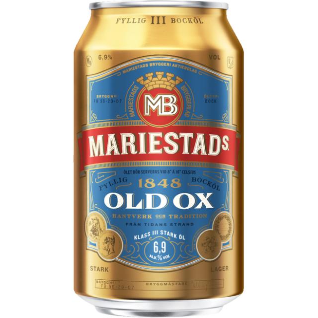 Mariestads Old Ox 6,9% 24x0,33l Dose