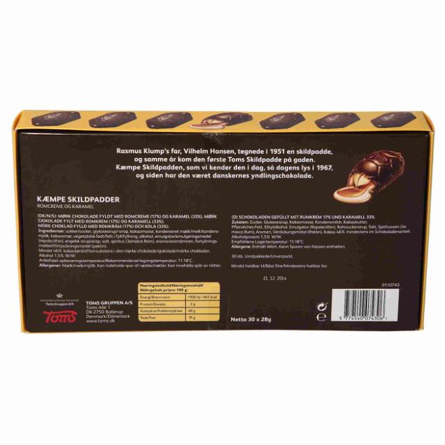 Toms Kæmpe Skildpadder 30er 840g