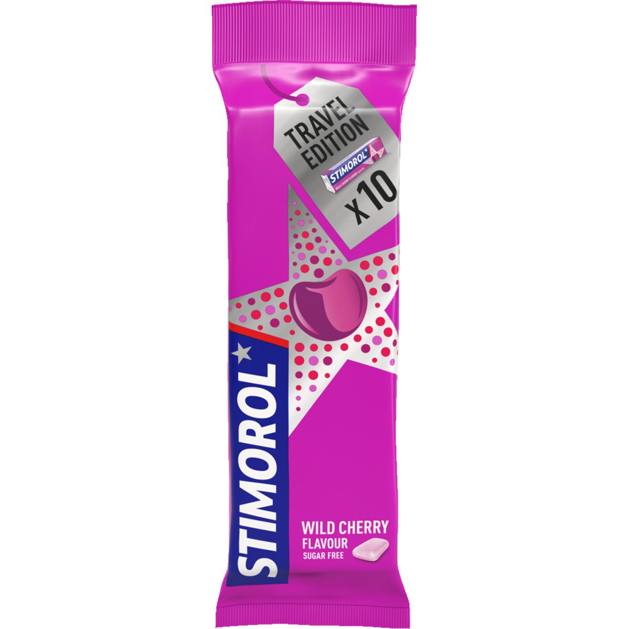 Stimorol Wild Cherry Sukkerfri/Zuckerfrei tyggegummi/Kaugummi 10St. 140g