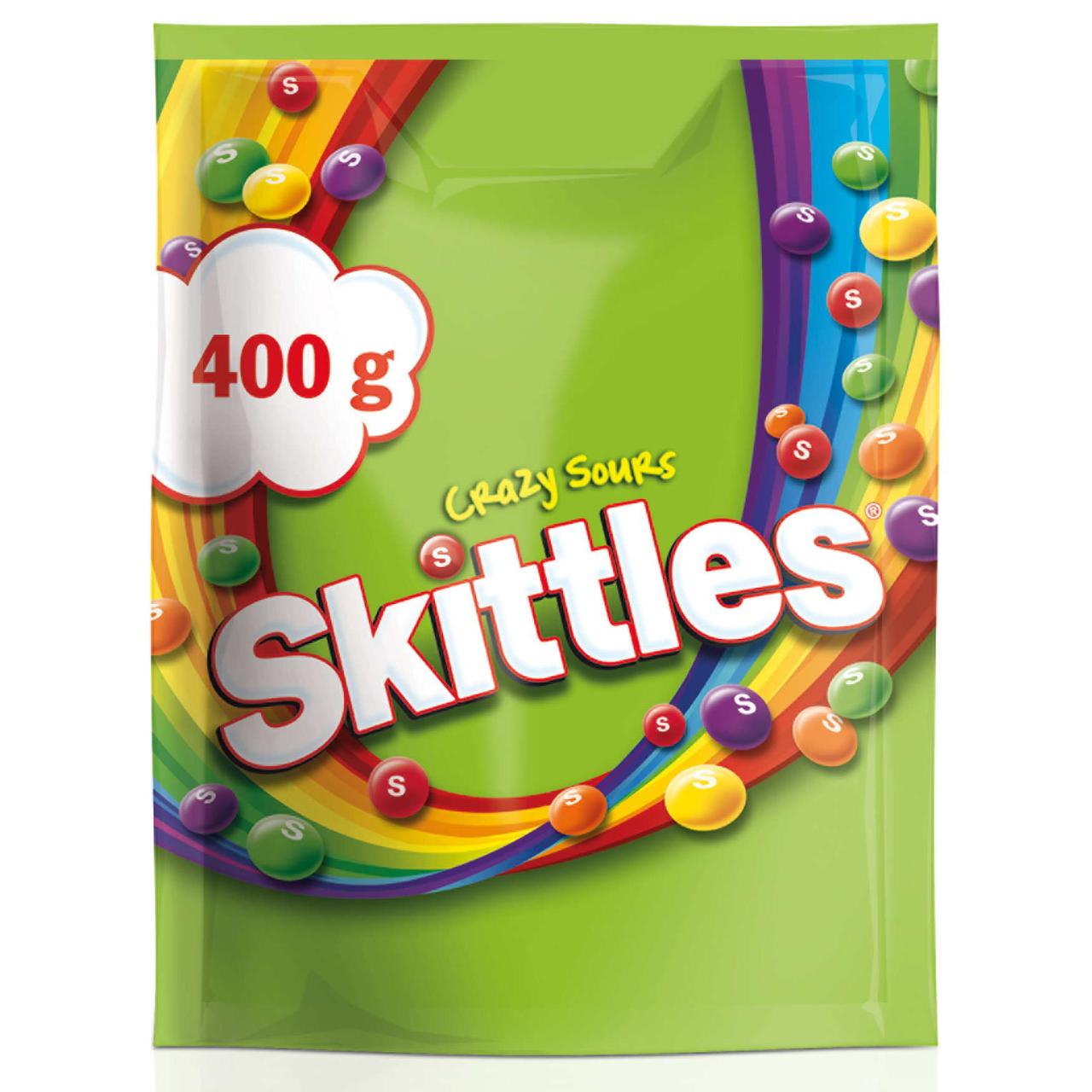 * Skittles Crazy Sours 400g