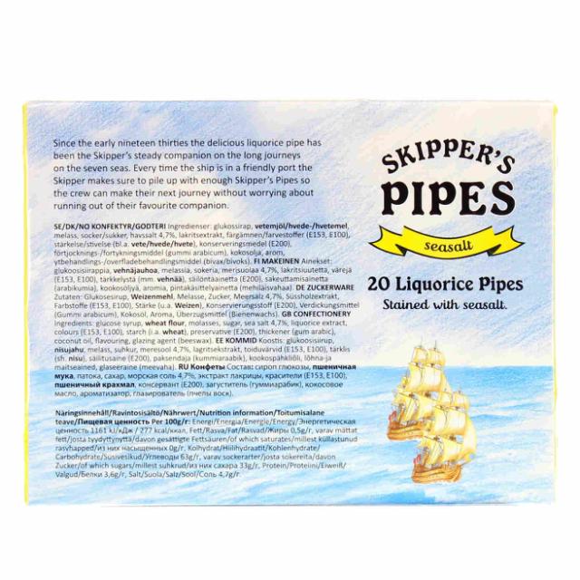 Malaco Skipper's Pipes Seasalt 20 St./340g