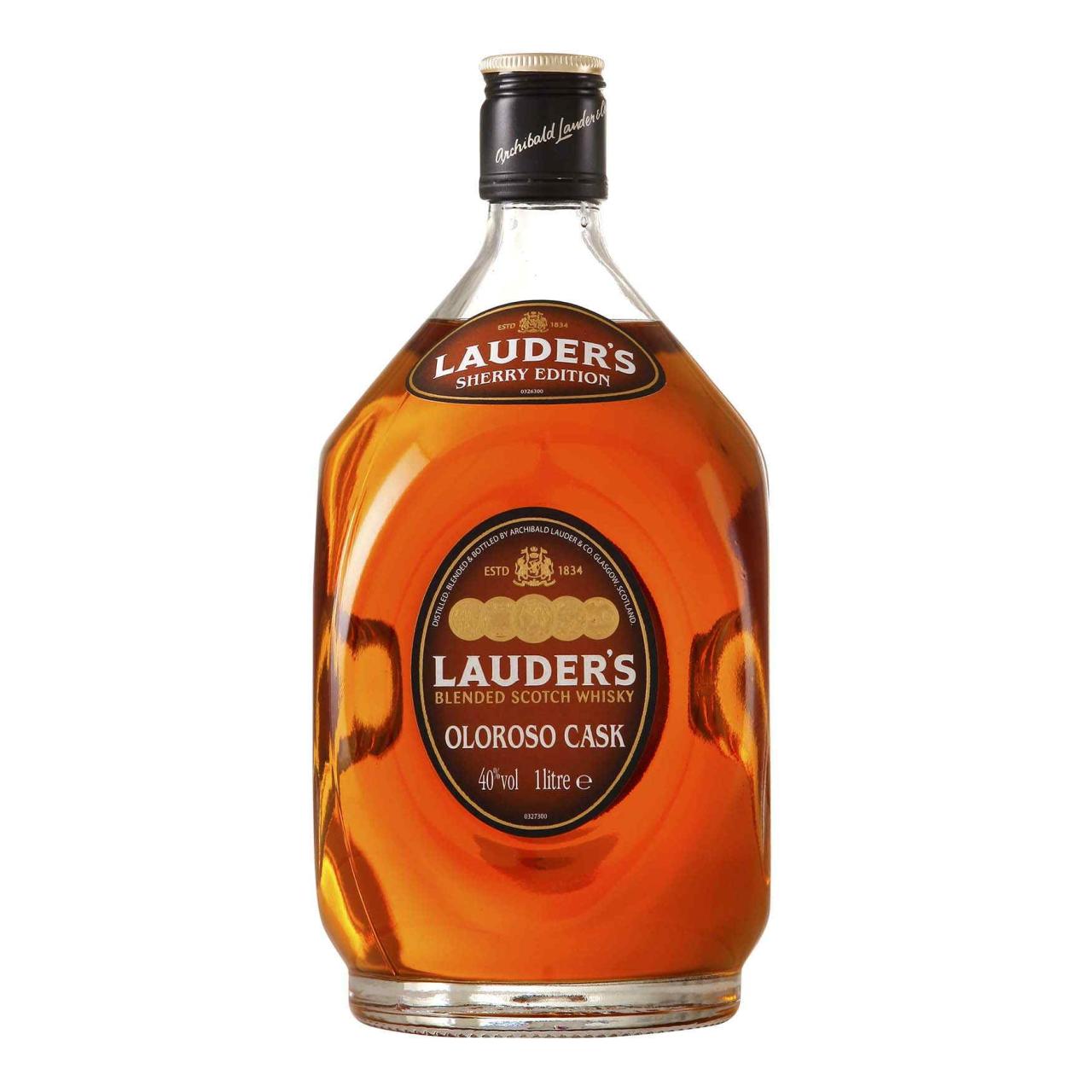 Lauder's Oloroso Cask Whisky 40% 1,0l