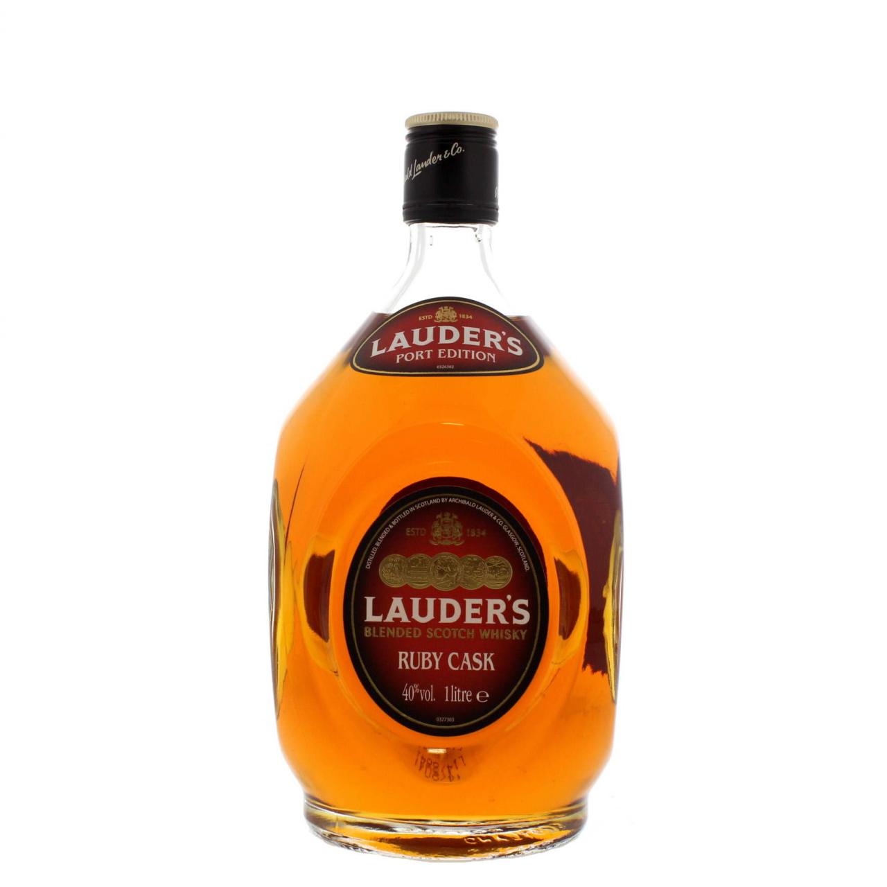 Lauders Ruby Cask Whisky 40% 1,0l